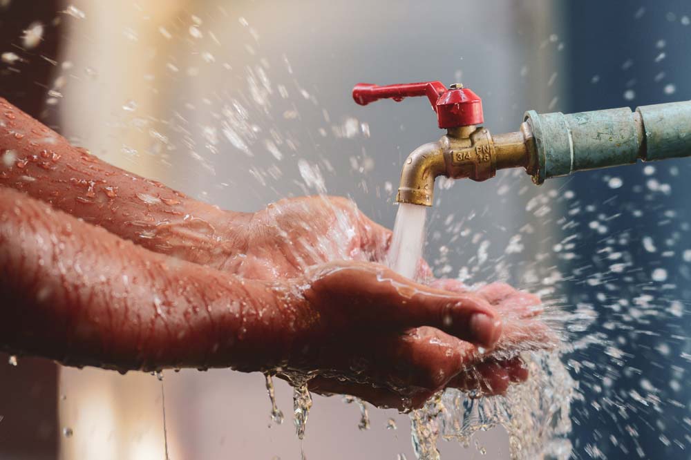 faucet blasting highly pressurized water Milan, MI